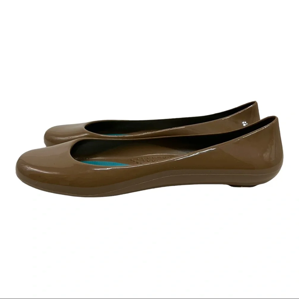 Oka B Taylor Coffee Comfort Jelly Ballet Flats